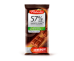 No Sugar Added  Dark Chocolate 57% Cocoa  with Stevia
