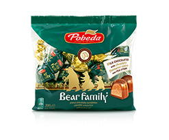 Bear Family Chocolate Candies