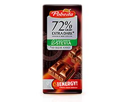 No Sugar Added  Extra Dark Chocolate 72%  Cocoa with Stevia